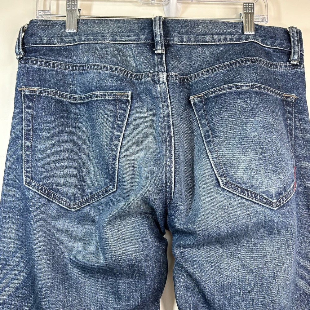 Banana Republic Varick Slim Fit Blue Denim 100% Cotton Men's Jeans 31W x 32L - Picture 8 of 11